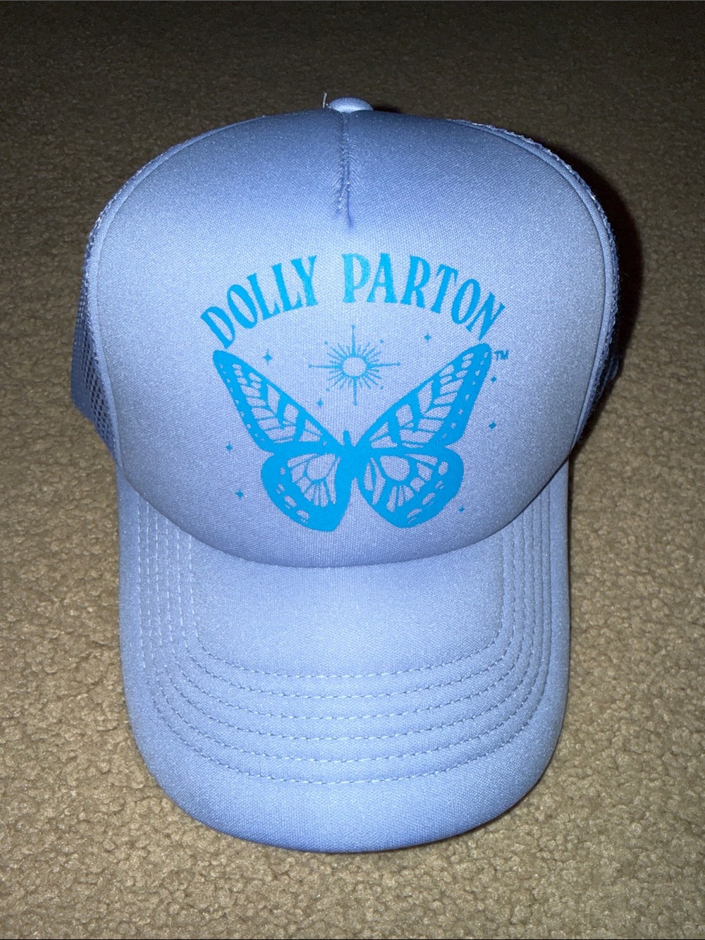 Dolly Parton Butterfly Trucker Hat